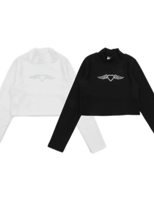 Angel Fleece Turtleneck Tee Angel Fleece Turtleneck Tee