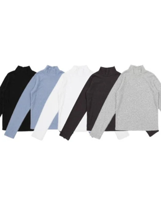 Basic Fleece Turtleneck Tee Basic Fleece Turtleneck Tee