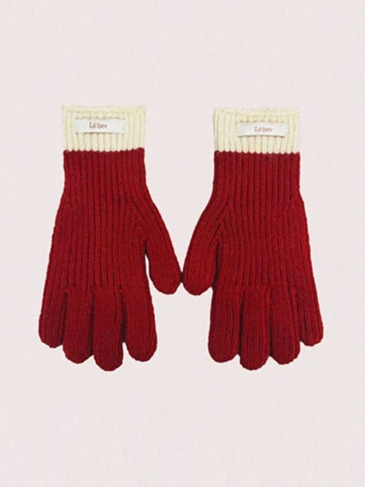 Two Tone Warm Gloves