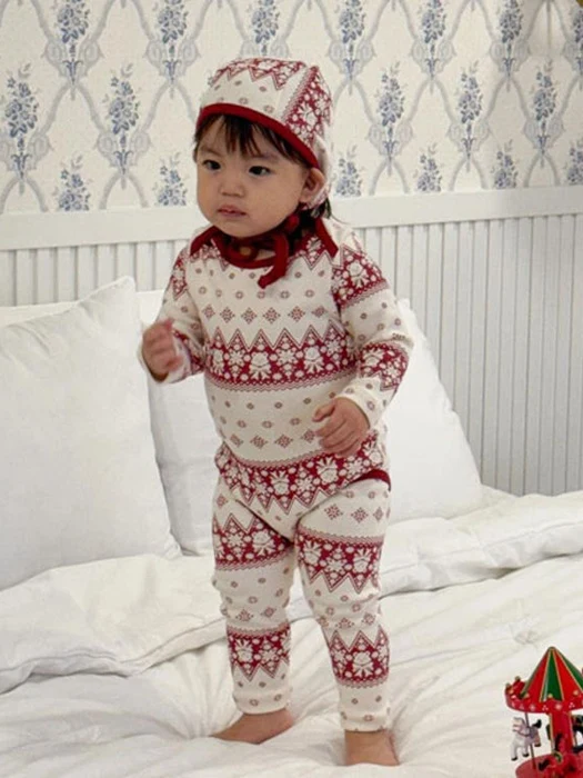 Snow Bear Suit Set (Suit+Leggings+Bonnet) Snow Bear Suit Set (Suit+Leggings+Bonnet)