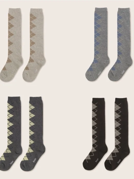 Argyle Knee Socks Argyle Knee Socks