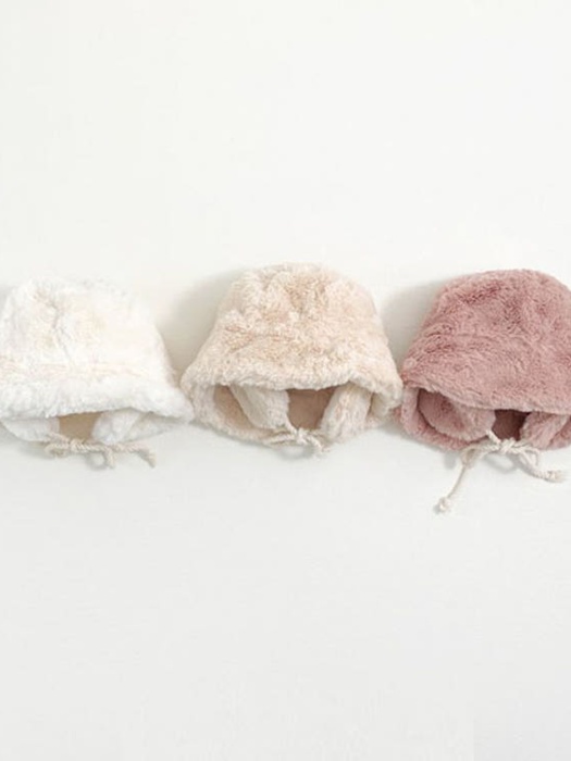 Mink Earflap Bucket Hat