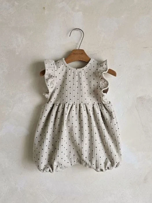 Back Ribbon Frill Suit Back Ribbon Frill Suit