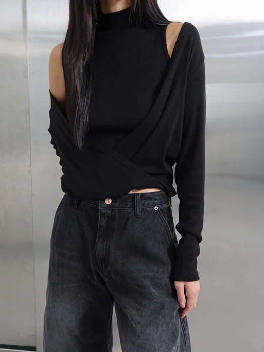 Double Layer Turtleneck Tee Double Layer Turtleneck Tee