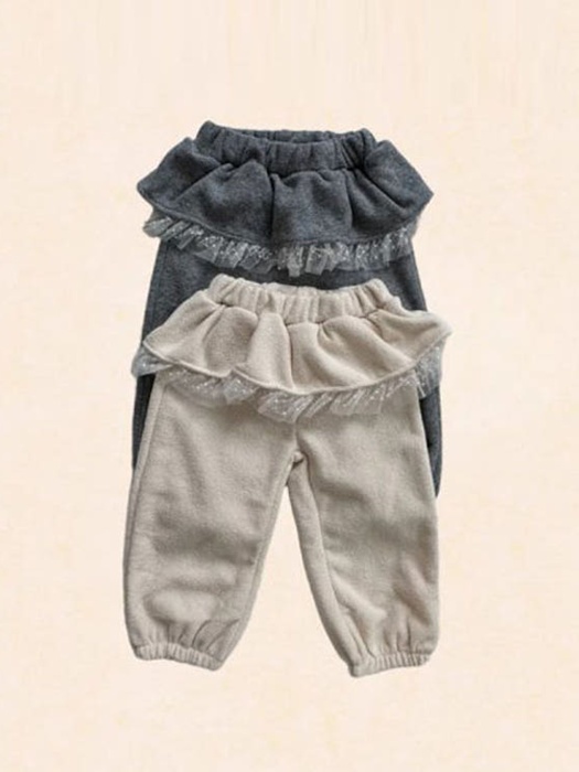 Frill Lace Jogger Pants Frill Lace Jogger Pants