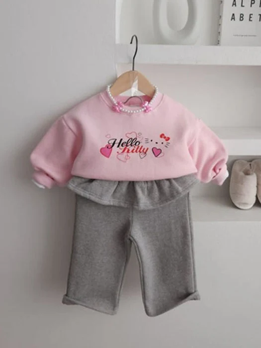 Layered Kitty Top Bottom Set Layered Kitty Top Bottom Set