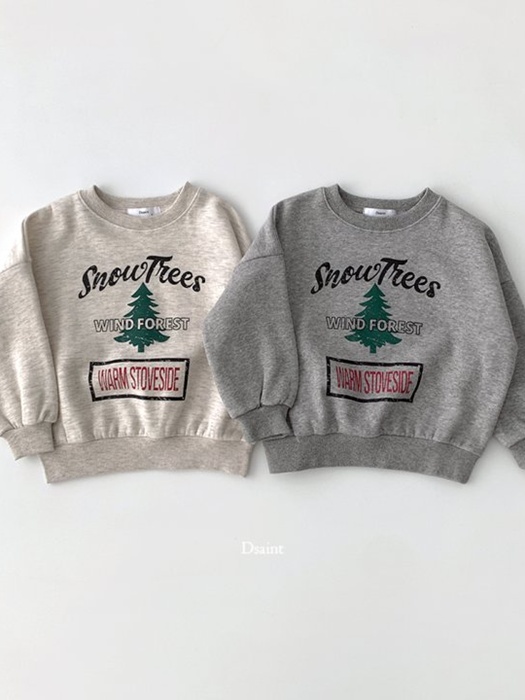 Snow Tree Fleece Sweatshirt Snow Tree Fleece Sweatshirt