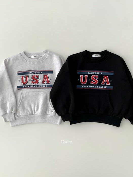USA Kangaroo Fleece Sweatshirt USA Kangaroo Fleece Sweatshirt