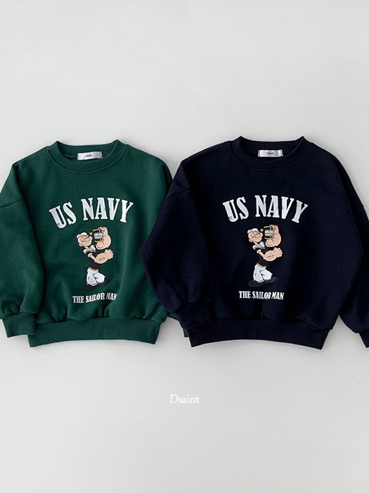 US Popeye Fleece Sweatshirt US Popeye Fleece Sweatshirt