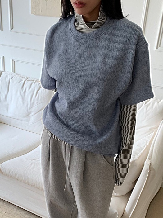 Cozy Knit Short Sleeve Tee Cozy Knit Short Sleeve Tee