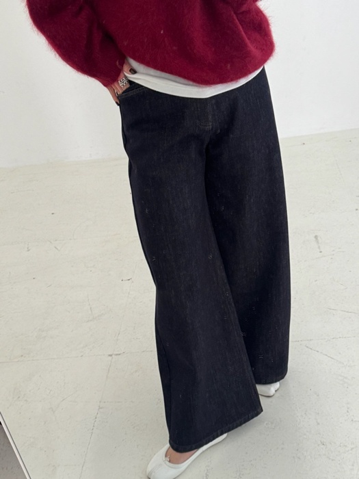 M Pocket Wide Denim Pants