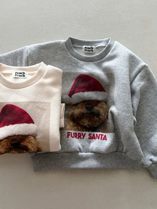 Santa Puppy Sweatshirt (Adult) Santa Puppy Sweatshirt (Adult)