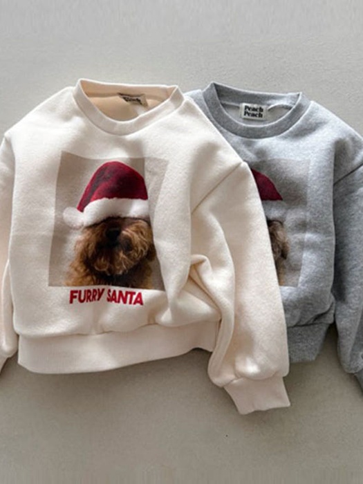 Santa Puppy Sweatshirt Santa Puppy Sweatshirt