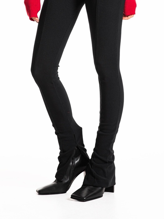 Ribbed Side Slit Leggings Ribbed Side Slit Leggings