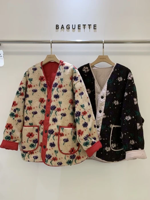 Floral Reversible Jumper
