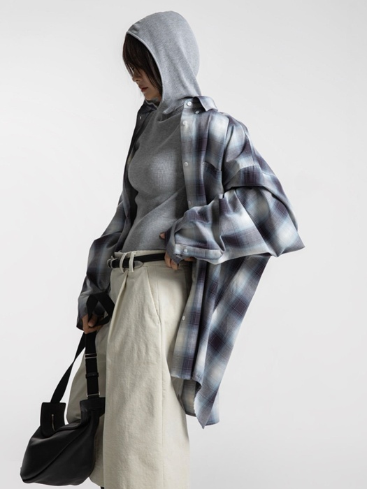 Oversized Plaid Check Button Down Shirt Oversized Plaid Check Button Down Shirt