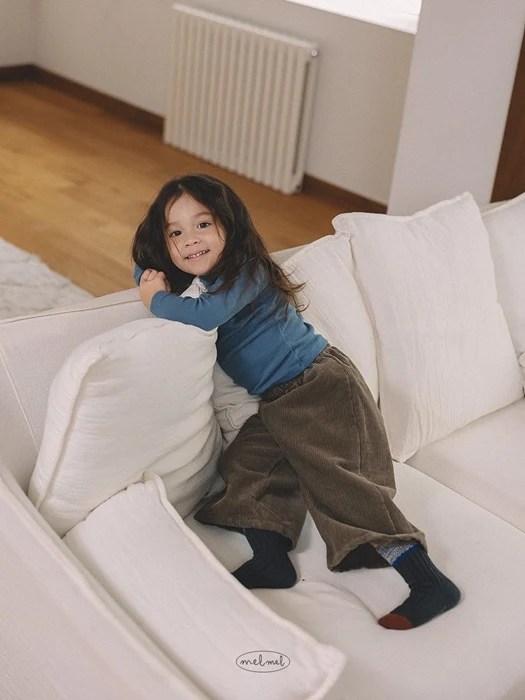 Corduroy Warm Wide Pants