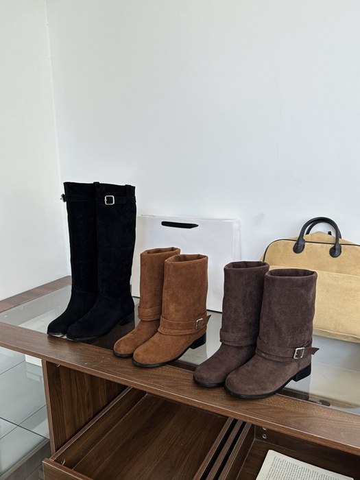 Suede Reversible Warmer Two Way Boots