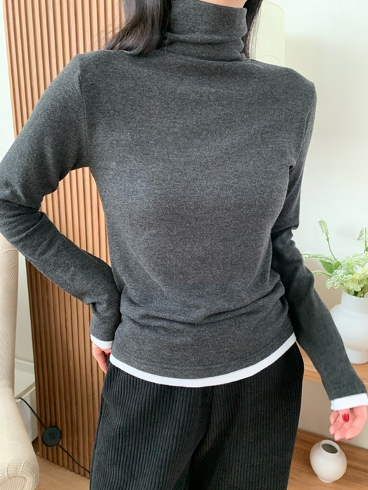 Angora Turtleneck Tee Angora Turtleneck Tee