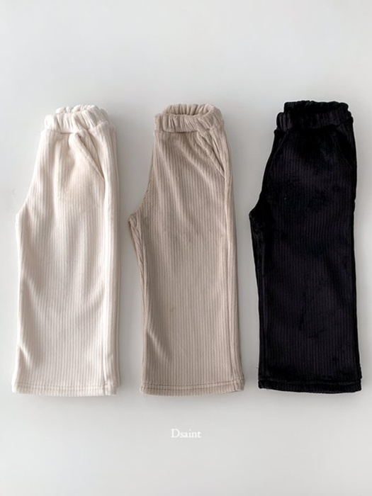 Wide Ribbed Mink Pants Wide Ribbed Mink Pants
