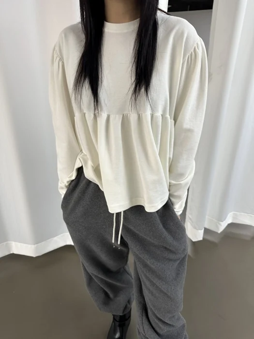 Puff Shirring Tee Puff Shirring Tee