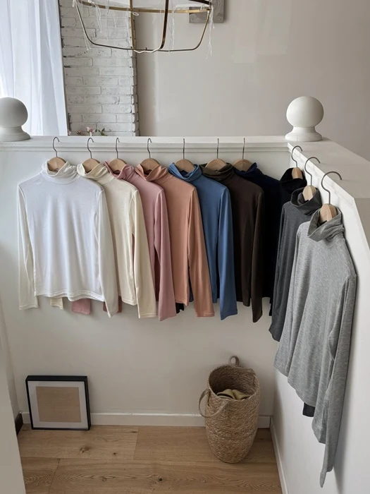 Brushed Turtleneck Tee Brushed Turtleneck Tee