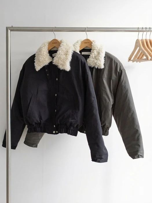 Soft Collar Peach Bomber Jacket Soft Collar Peach Bomber Jacket
