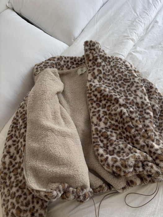 Leopard Fleece Jumper Leopard Fleece Jumper