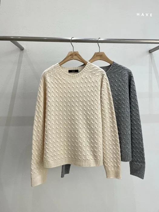 Cable Wholegarment Knit Cable Wholegarment Knit