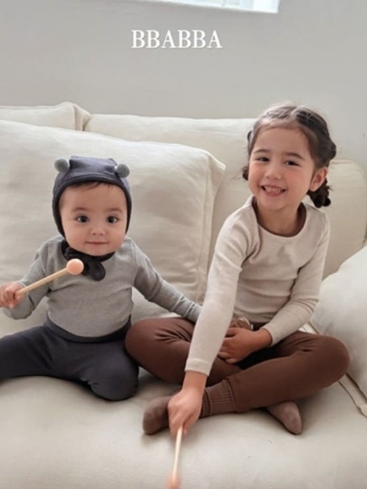 Pom Pom Top Bottom Set (Kids)