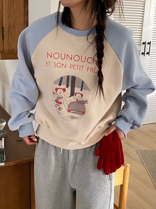 Petit Double Fleece Sweatshirt