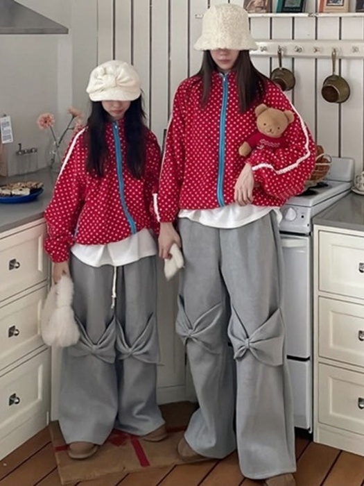 Ribbon Wide Pants (Adult)