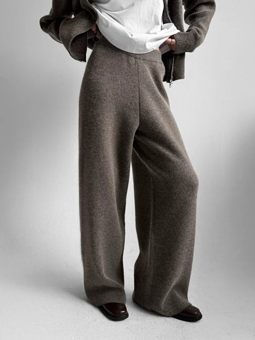 Mono Knit Banded Pants