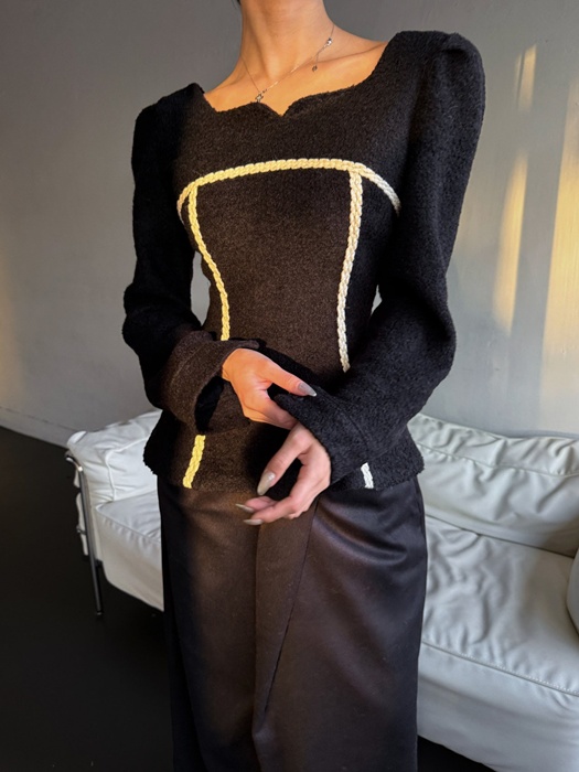 Button Boucle Tape Blouse