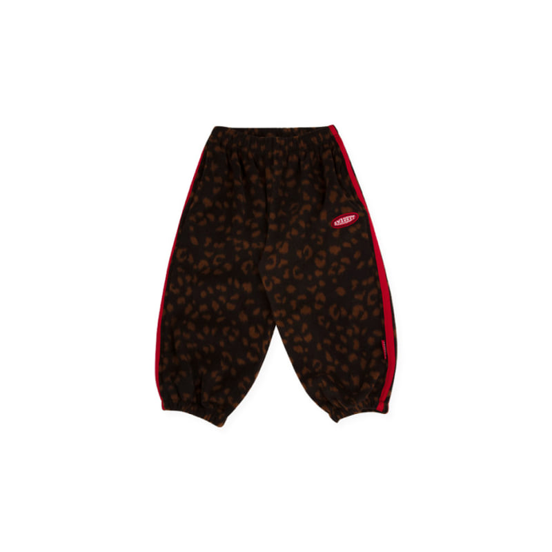 A-Market - Korean Children Fashion - #Kfashion4kids - Leopard Fleece Pants - 8