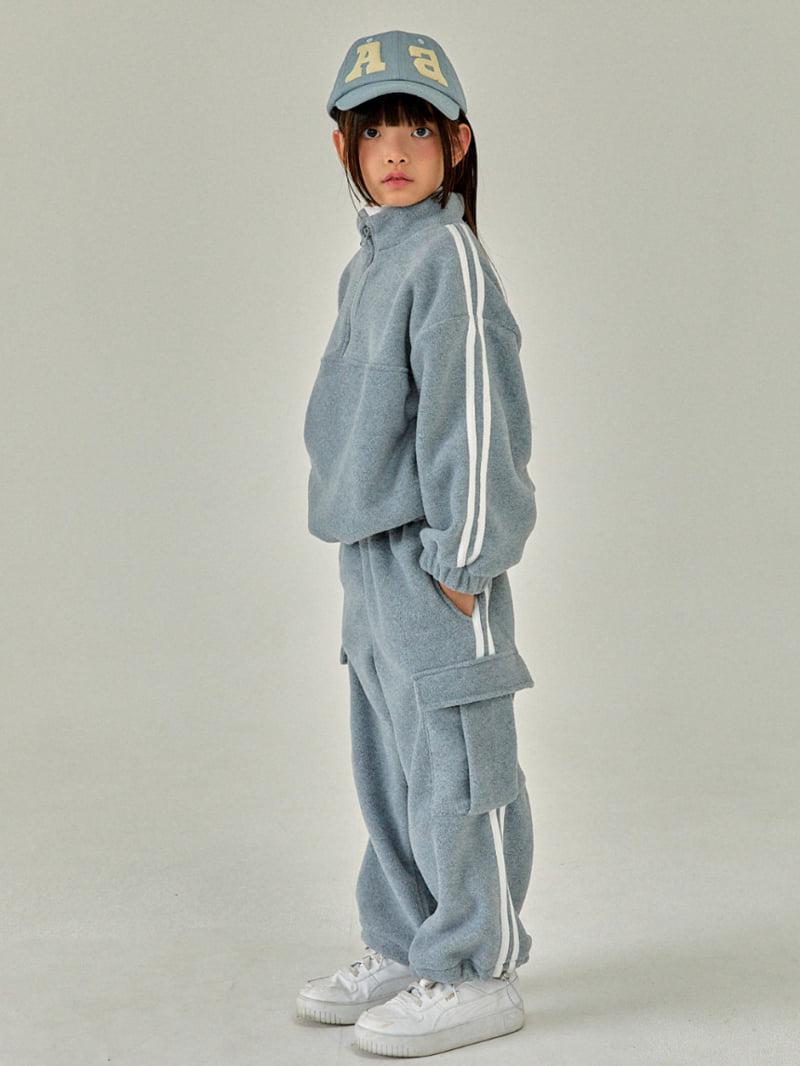 A-Market - Korean Children Fashion - #childofig - Fleece Line Pants - 4