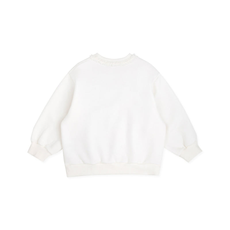 A-Market - Korean Children Fashion - #childrensboutique - Cat Love Lace Sweatshirt - 11