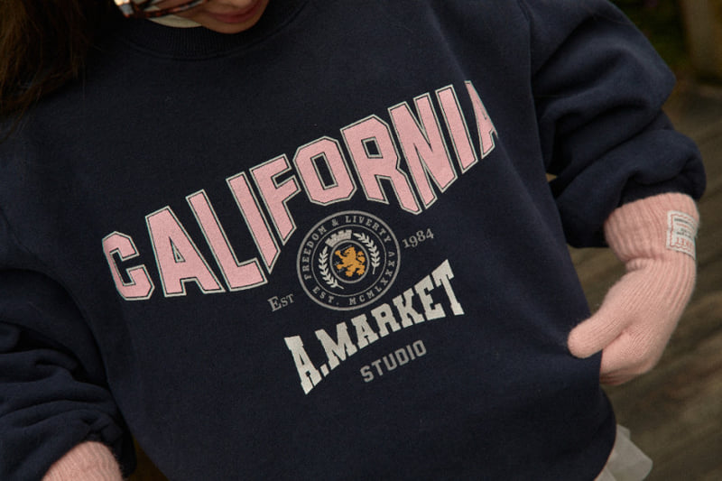 A-Market - Korean Children Fashion - #childrensboutique - California Sweatshirt - 4