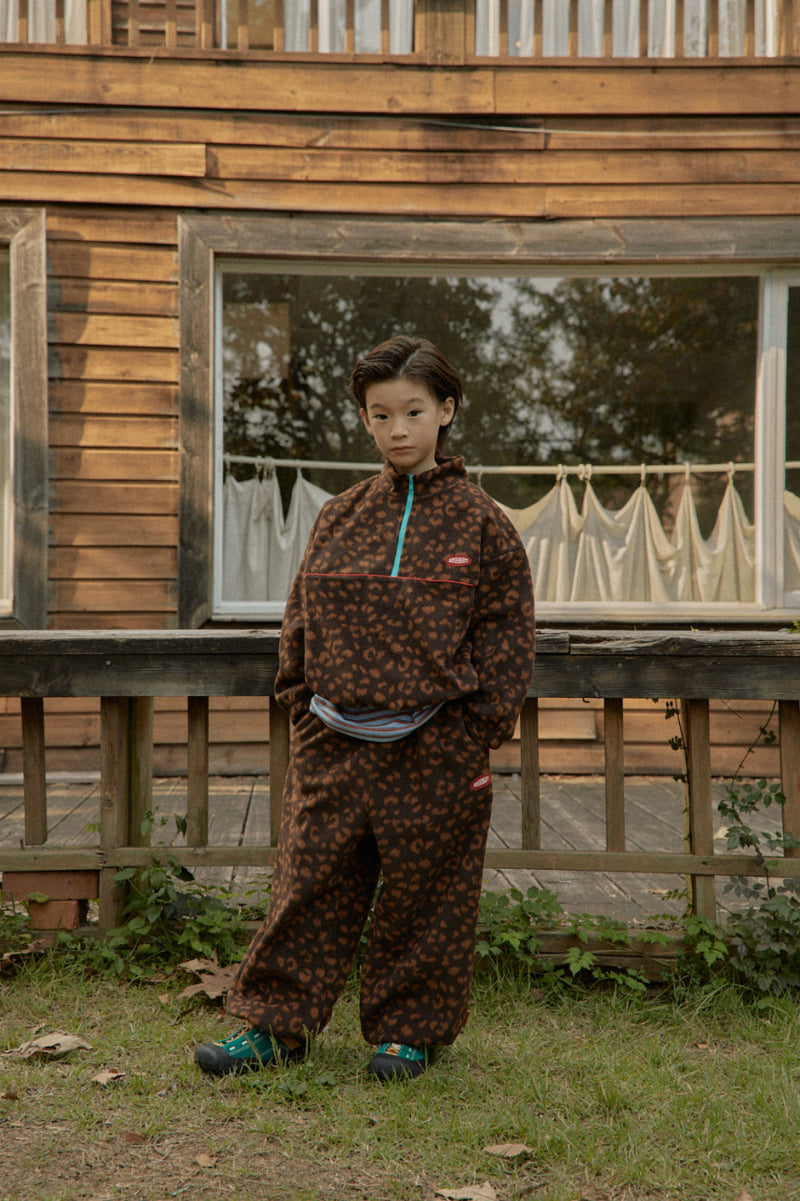 A-Market - Korean Children Fashion - #designkidswear - Leopard Fleece Pants - 2