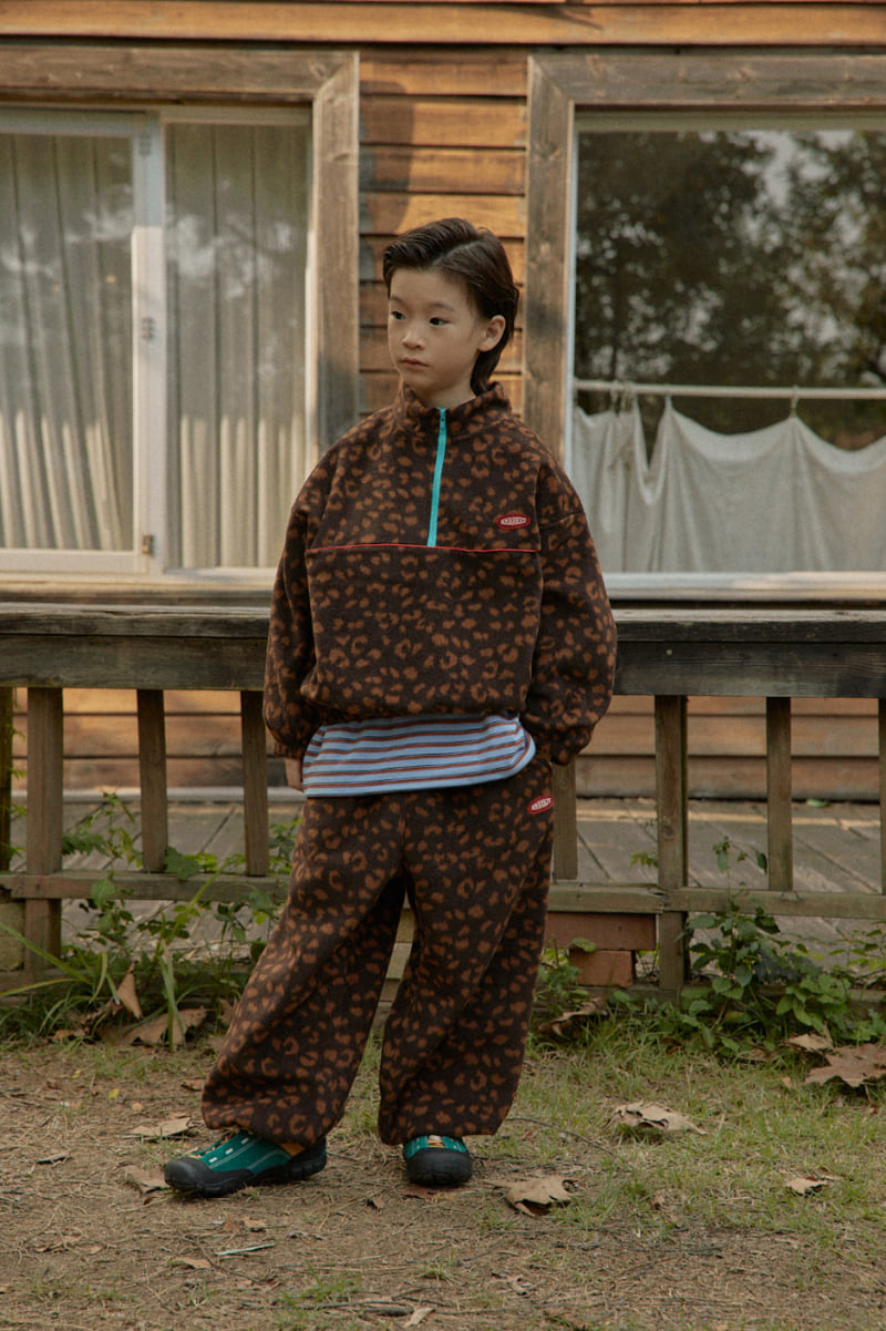 A-Market - Korean Children Fashion - #discoveringself - Leopard Fleece Pants - 3