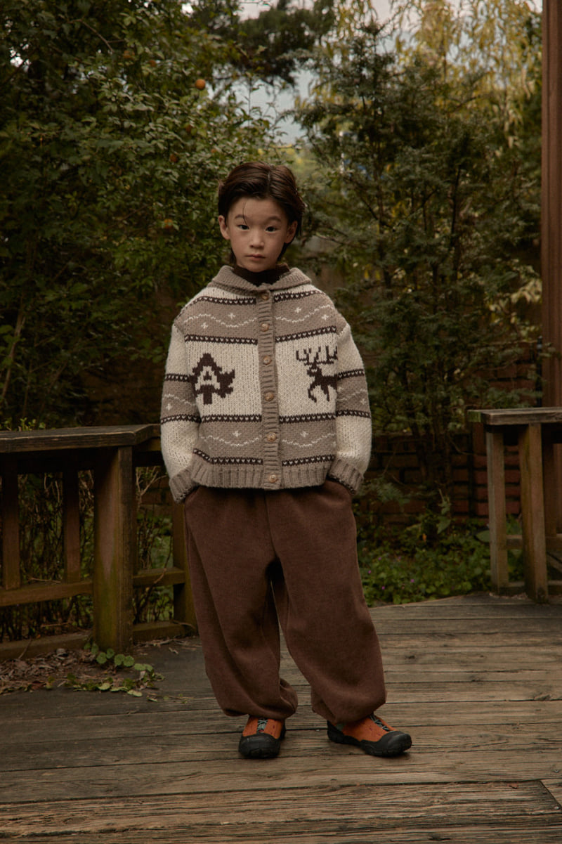 A-Market - Korean Children Fashion - #discoveringself - Deer Shawl Cardigan - 9