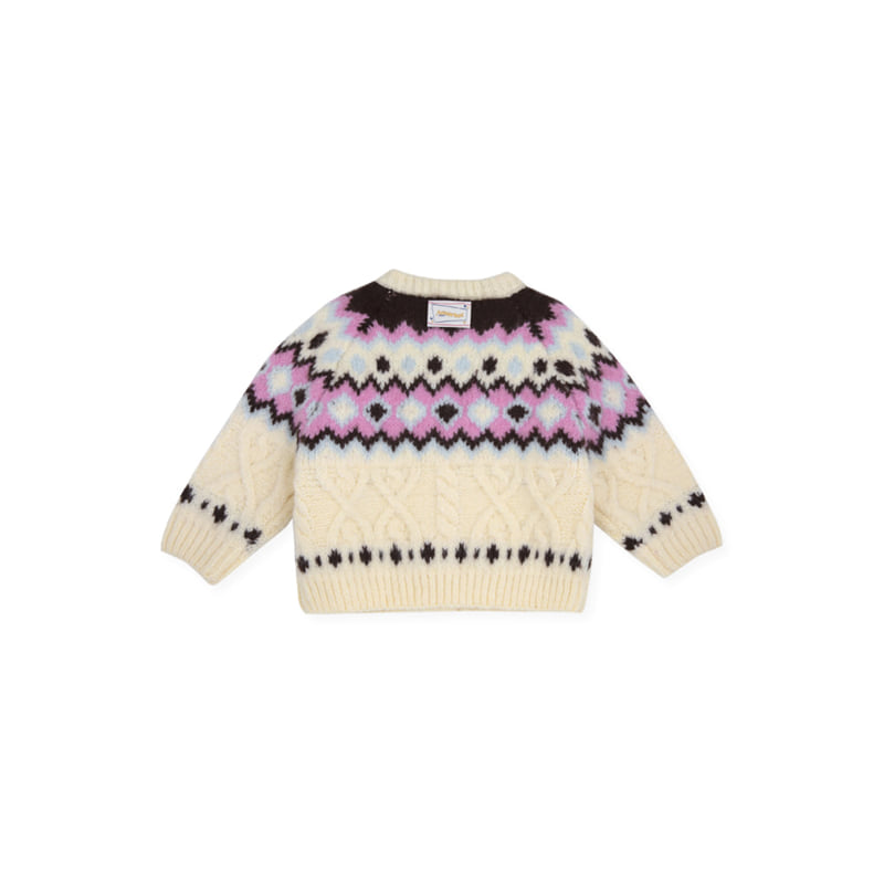 A-Market - Korean Children Fashion - #fashionkids - Warm Nordic Cardigan - 11