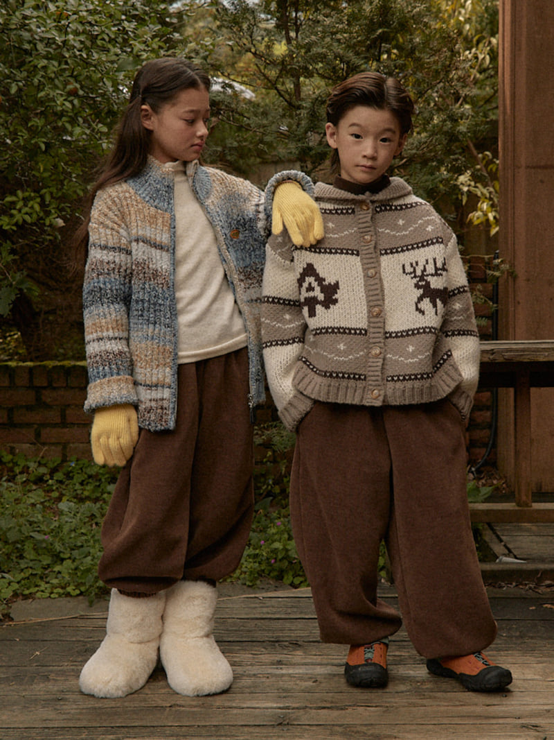 A-Market - Korean Children Fashion - #fashionkids - Deer Shawl Cardigan - 10