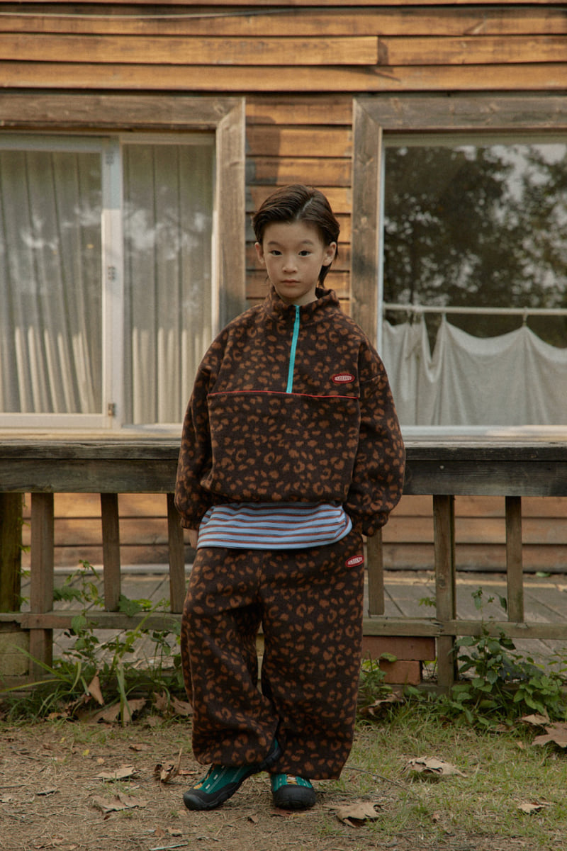 A-Market - Korean Children Fashion - #fashionkids - Warm Leopard Anorak - 4