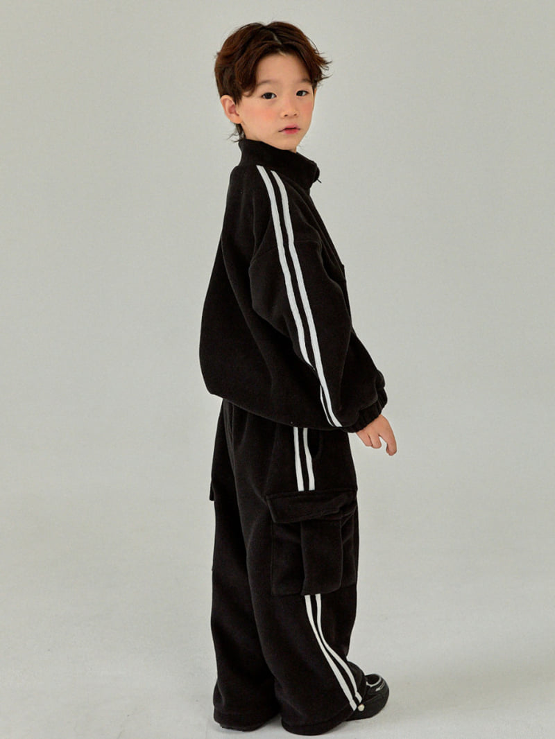 A-Market - Korean Children Fashion - #kidsstore - Fleece Line Pants - 9