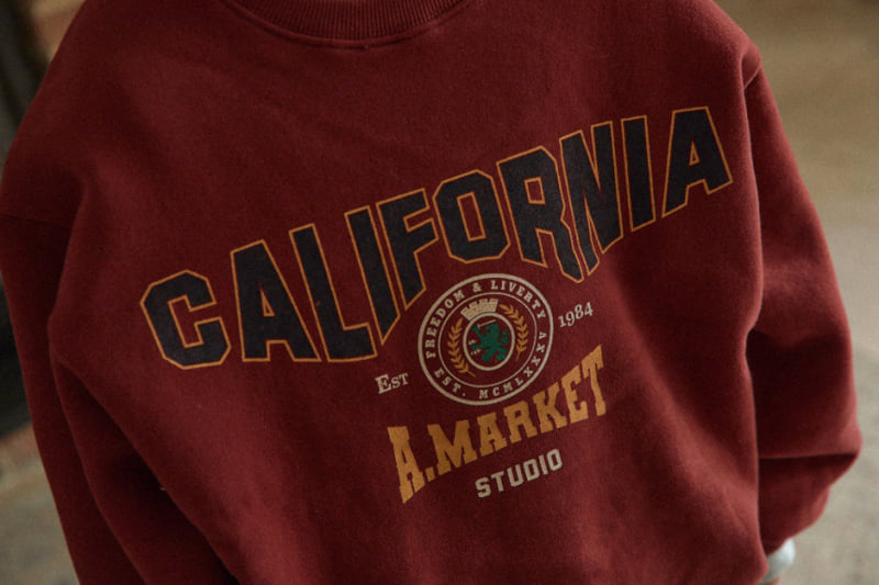 A-Market - Korean Children Fashion - #kidzfashiontrend - California Sweatshirt - 9