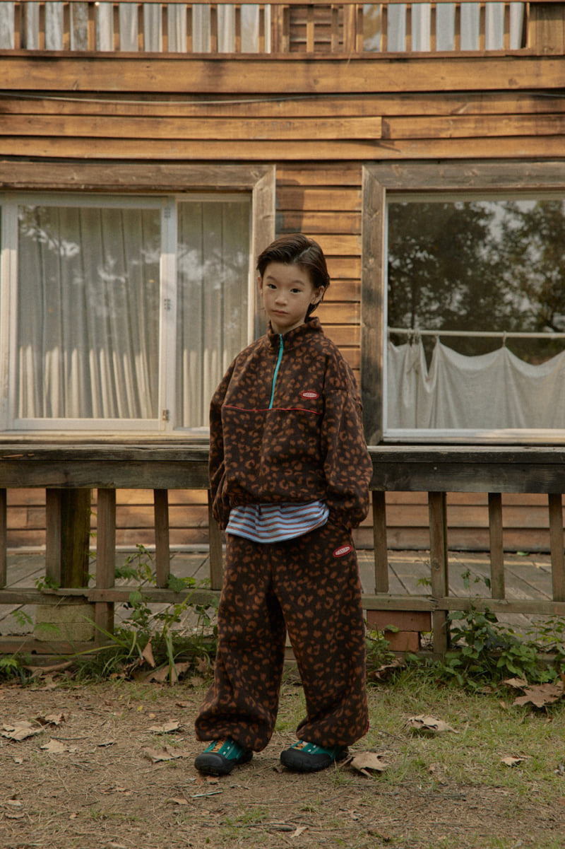 A-Market - Korean Children Fashion - #kidzfashiontrend - Leopard Fleece Pants - 7