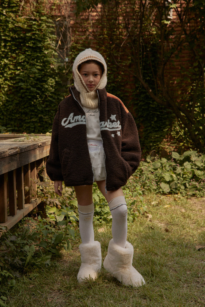 A-Market - Korean Children Fashion - #kidzfashiontrend - Yoke Fleece Zip-Up - 2