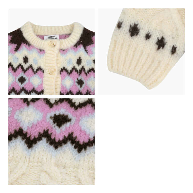A-Market - Korean Children Fashion - #littlefashionista - Warm Nordic Cardigan - 2
