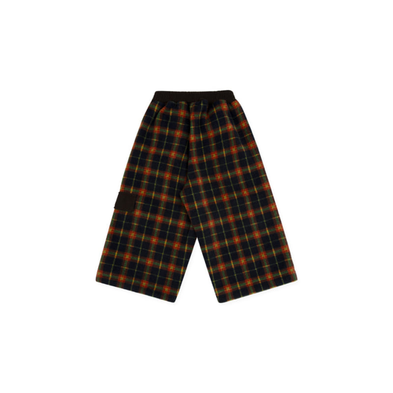 A-Market - Korean Children Fashion - #magicofchildhood - Check Fleece Pants - 11